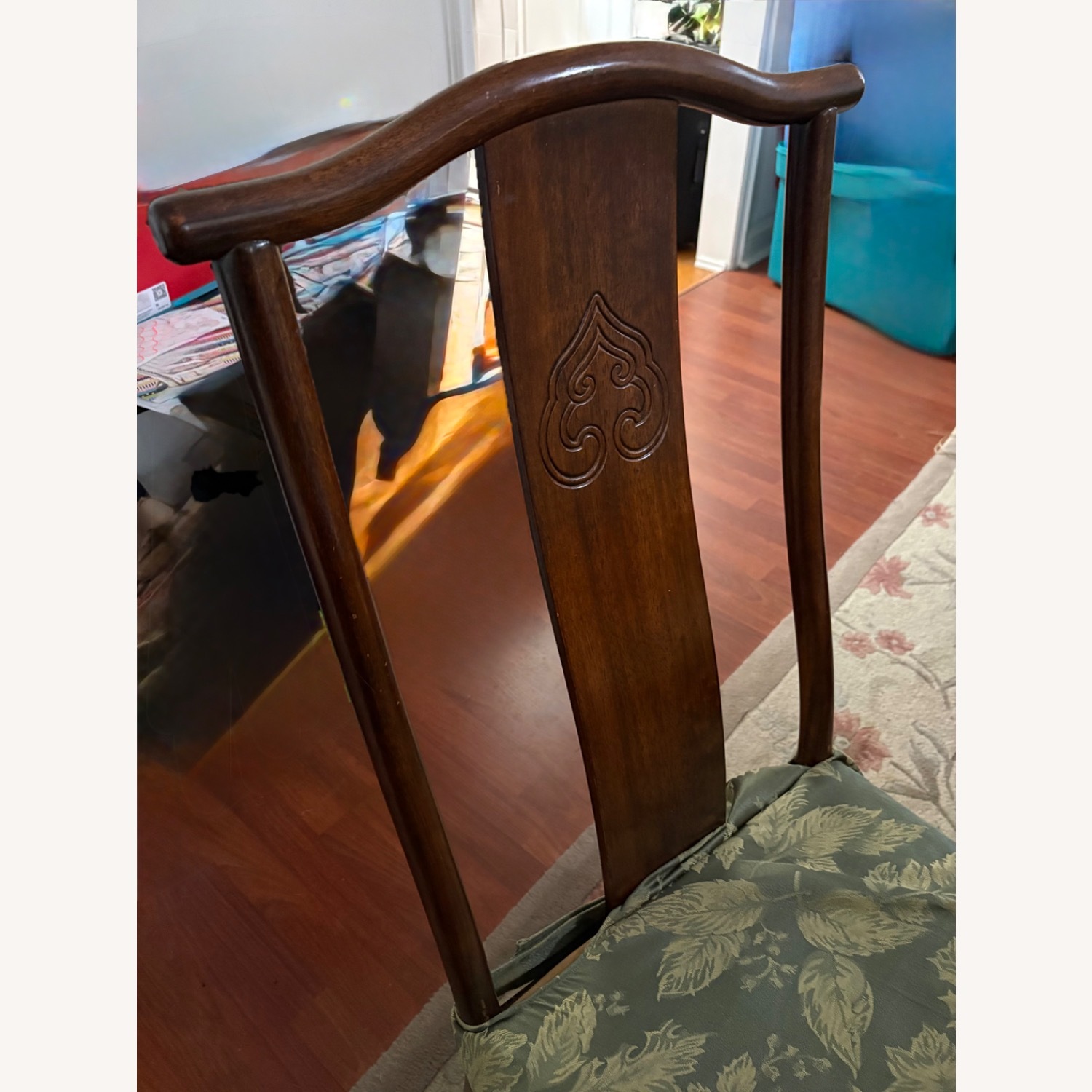 Rosewood Decor Inc Dark Brown Wood Dining Chairs - image-1