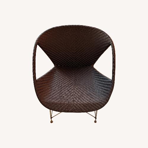 Used JANUS et Cie Dark Brown Patio Furniture for sale on AptDeco