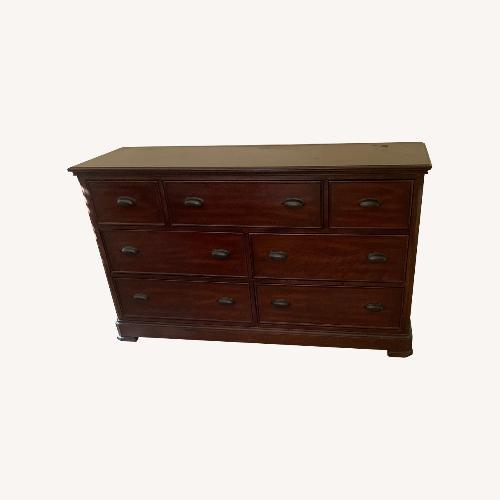 Used Bassett Dark Brown Dresser for sale on AptDeco