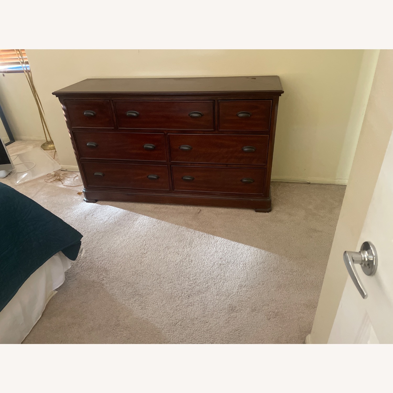 Bassett Dark Brown Dresser - image-1