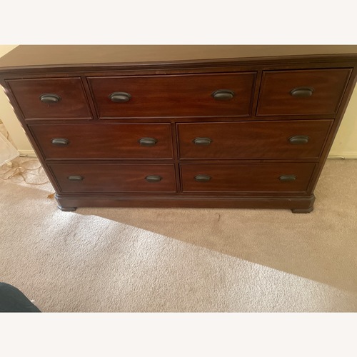 Used Bassett Dark Brown Dresser for sale on AptDeco