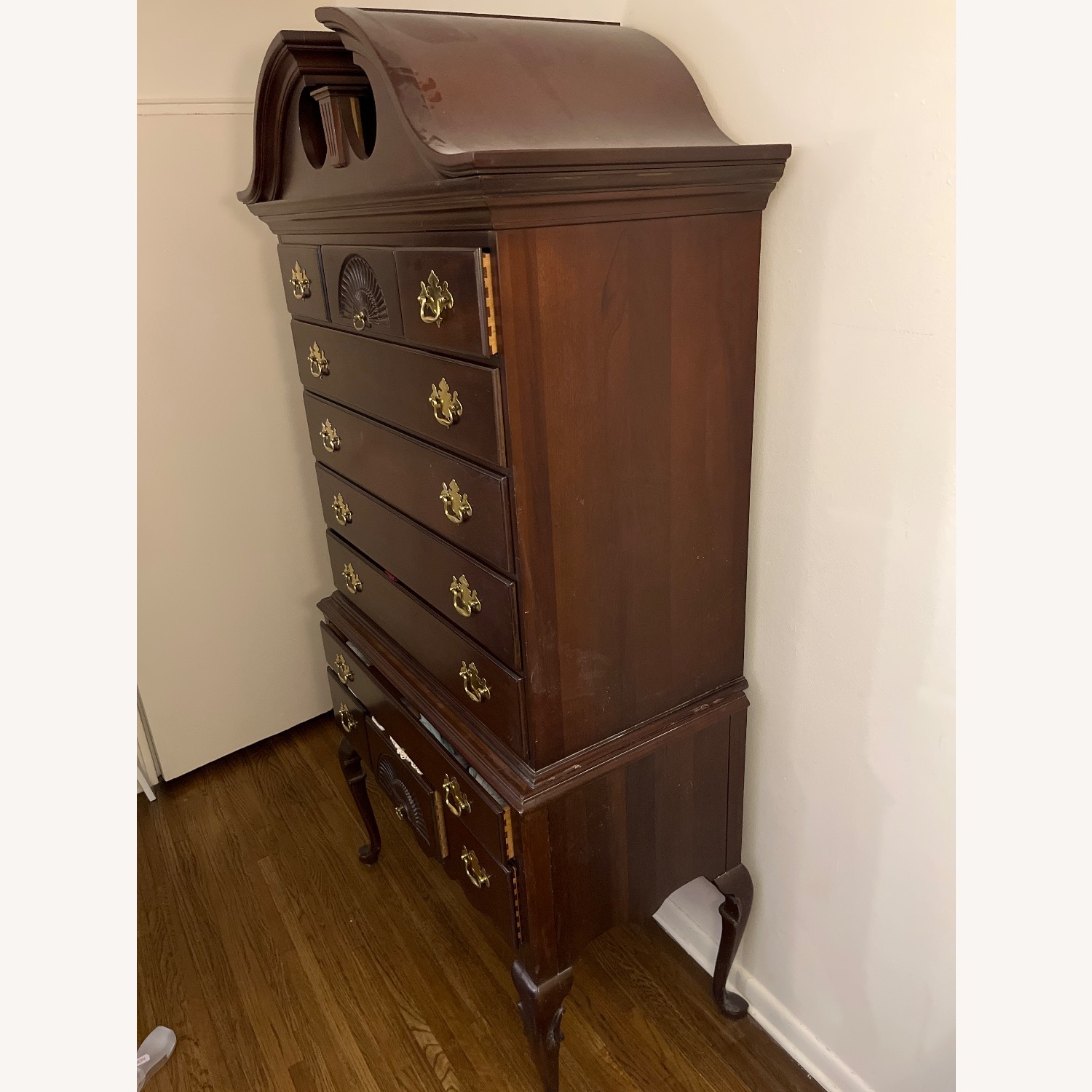 Henkel Harris Dark Brown Wood Dresser - image-2