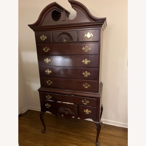 Used Henkel Harris Dark Brown Wood Dresser for sale on AptDeco