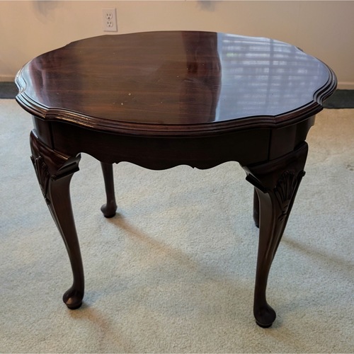 Used Ethan Allen Georgian Court Wood Side Table for sale on AptDeco
