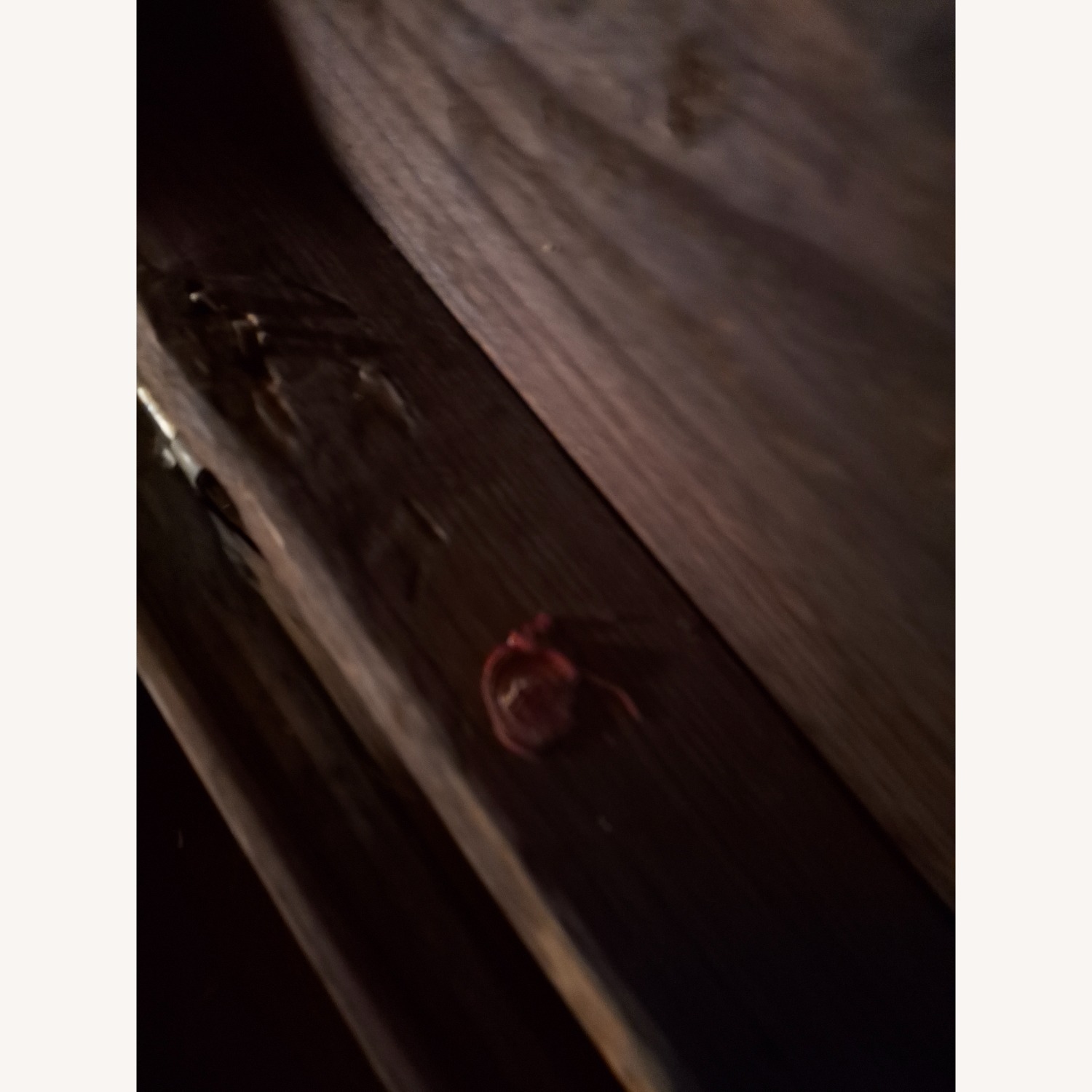 Vintage/Antique Dark Brown Wood Chest - image-4