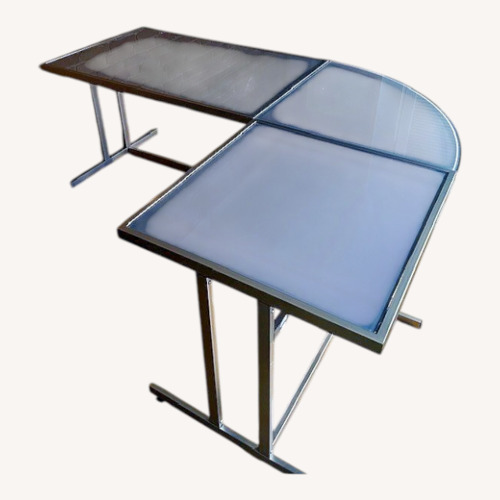 Used Light Gray Desk for sale on AptDeco