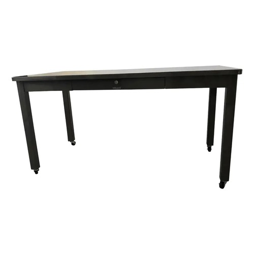 Used Macdowell & Craing Dark Gray Metal Desk for sale on AptDeco