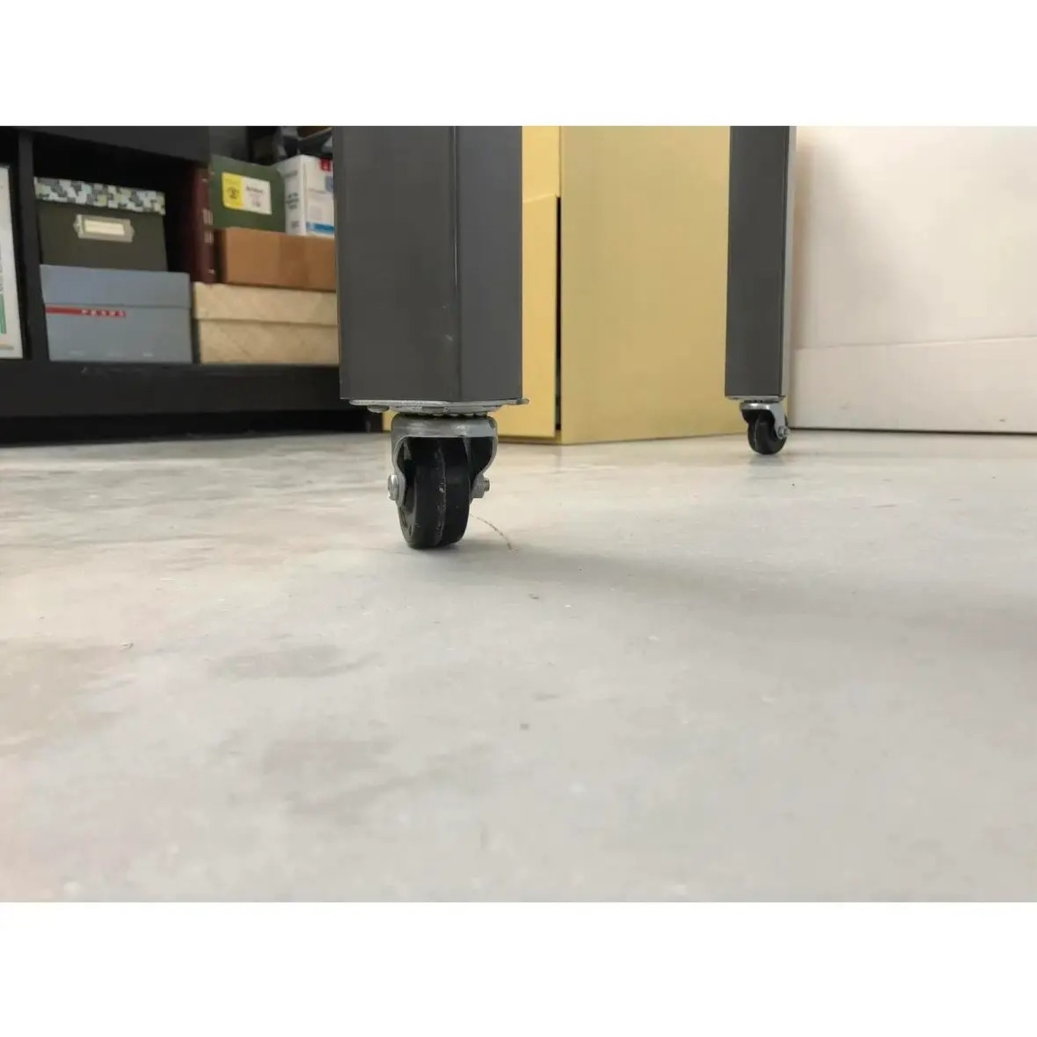 Macdowell & Craing Dark Gray Metal Desk - image-5