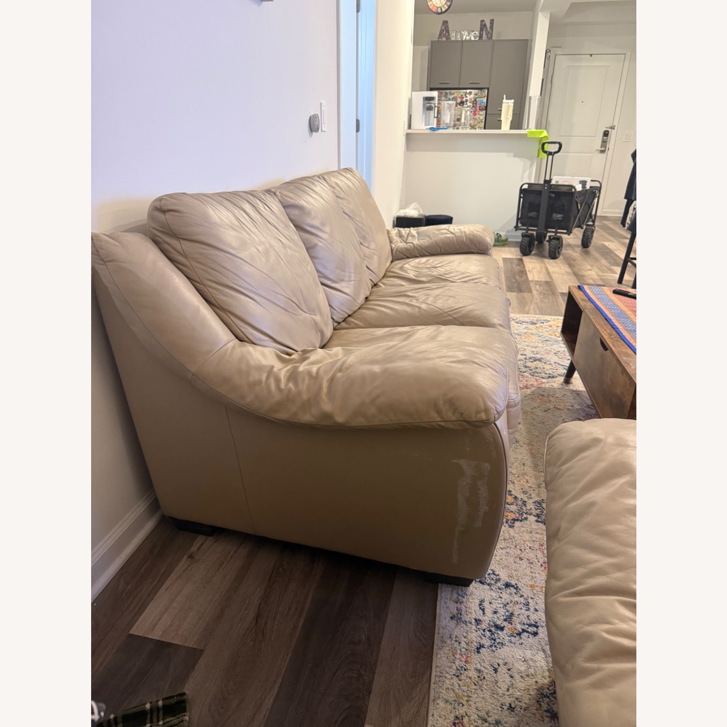 Italsofa Natural Leather 3+ Seater Sofa - image-3