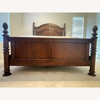 Vintage/Antique Dark Brown Queen Bed