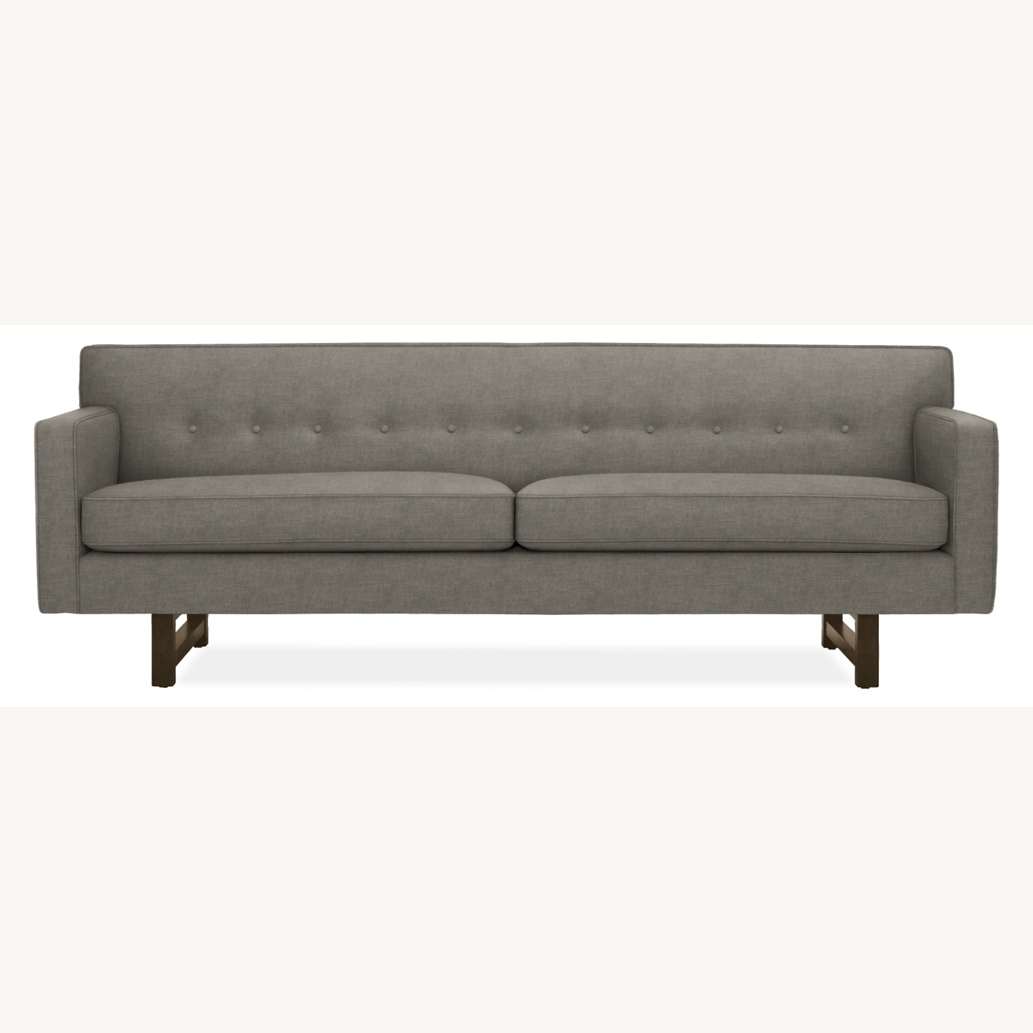 Room & Board Light Gray Velvet 3+ Seater Sofa - image-4