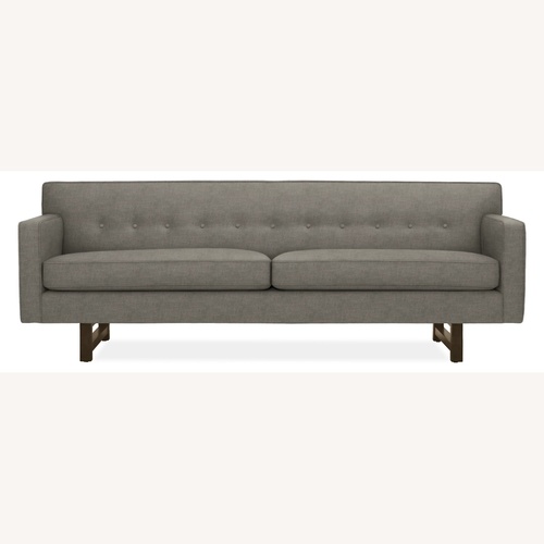 Used Room & Board Light Gray Velvet 3+ Seater Sofa for sale on AptDeco
