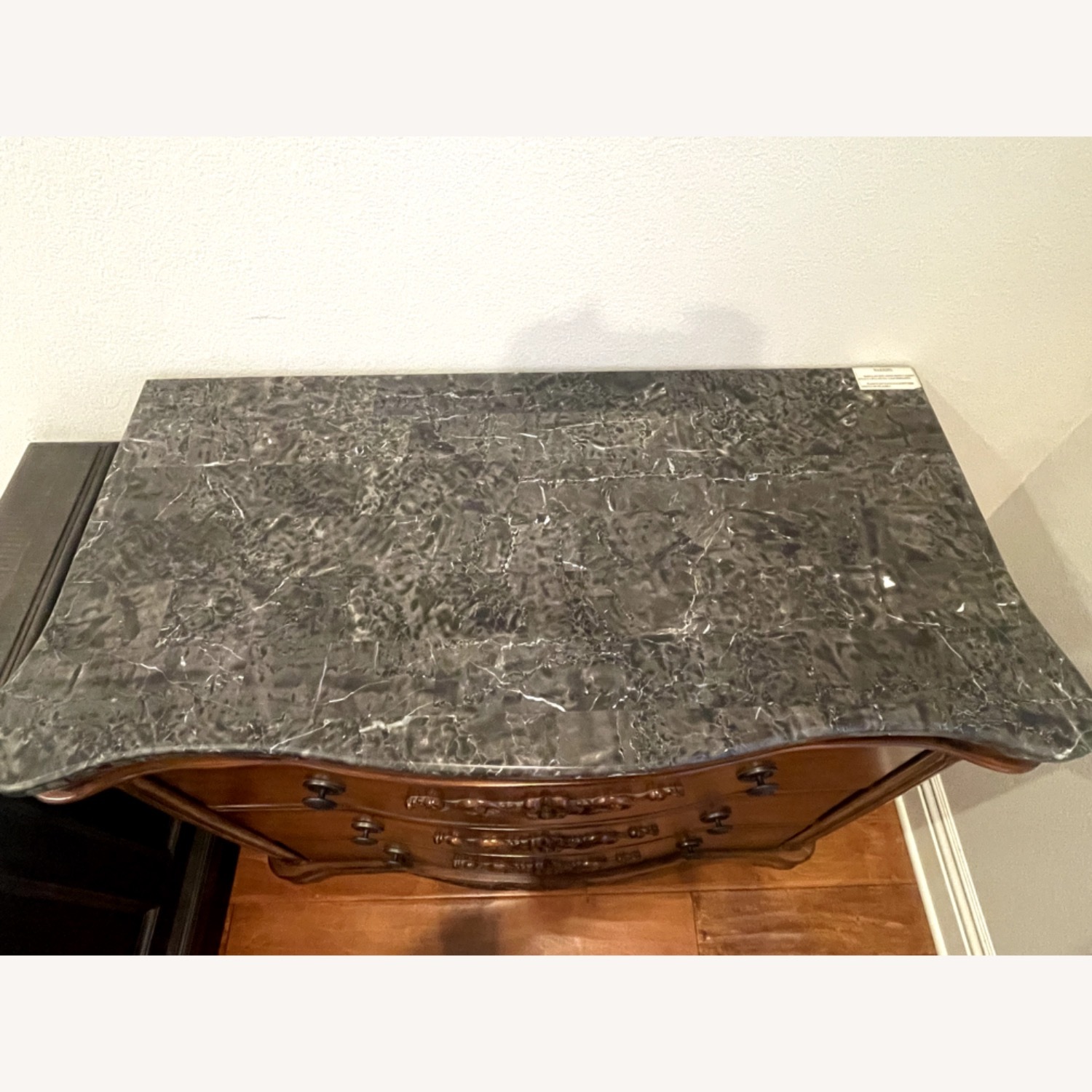 Marble Face Solid Wood Cabinet - image-3