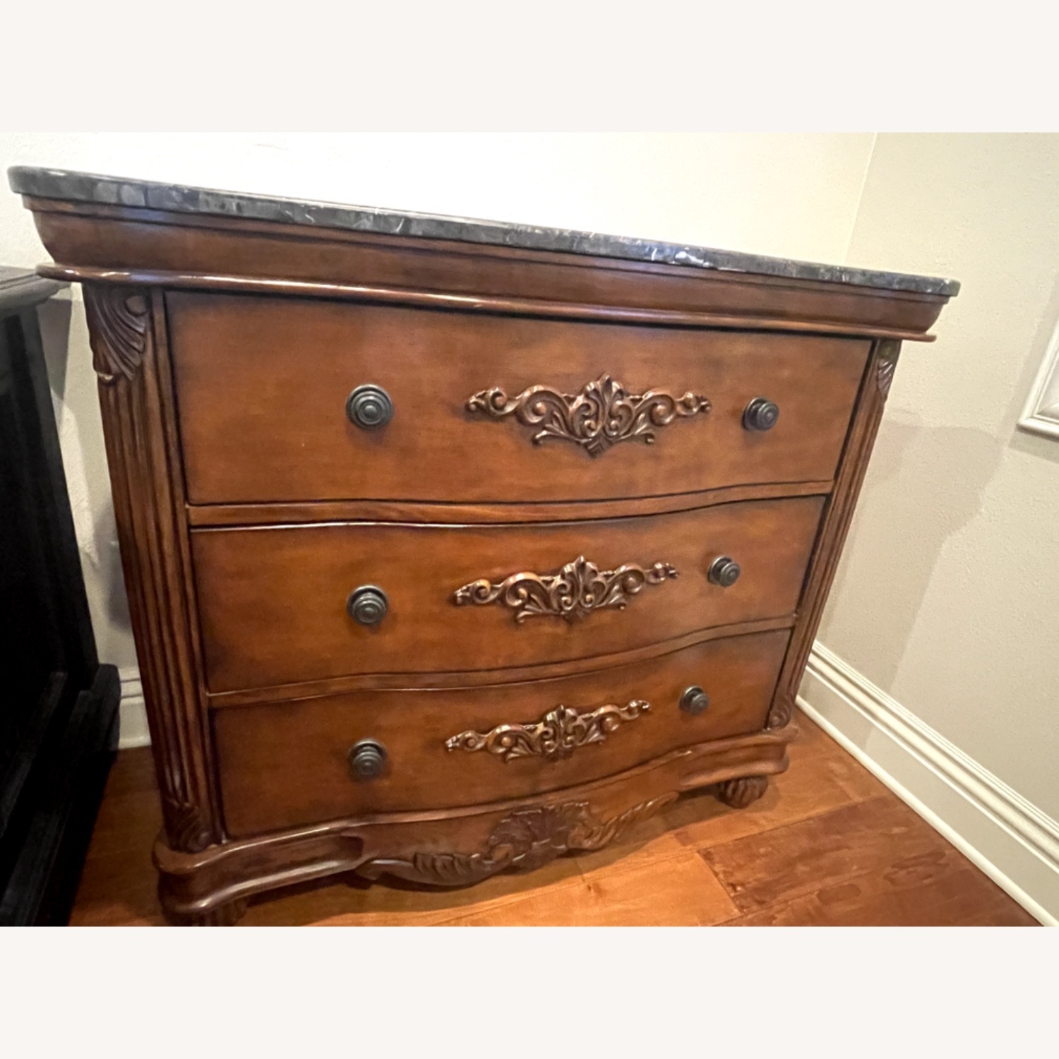 Marble Face Solid Wood Cabinet - image-2