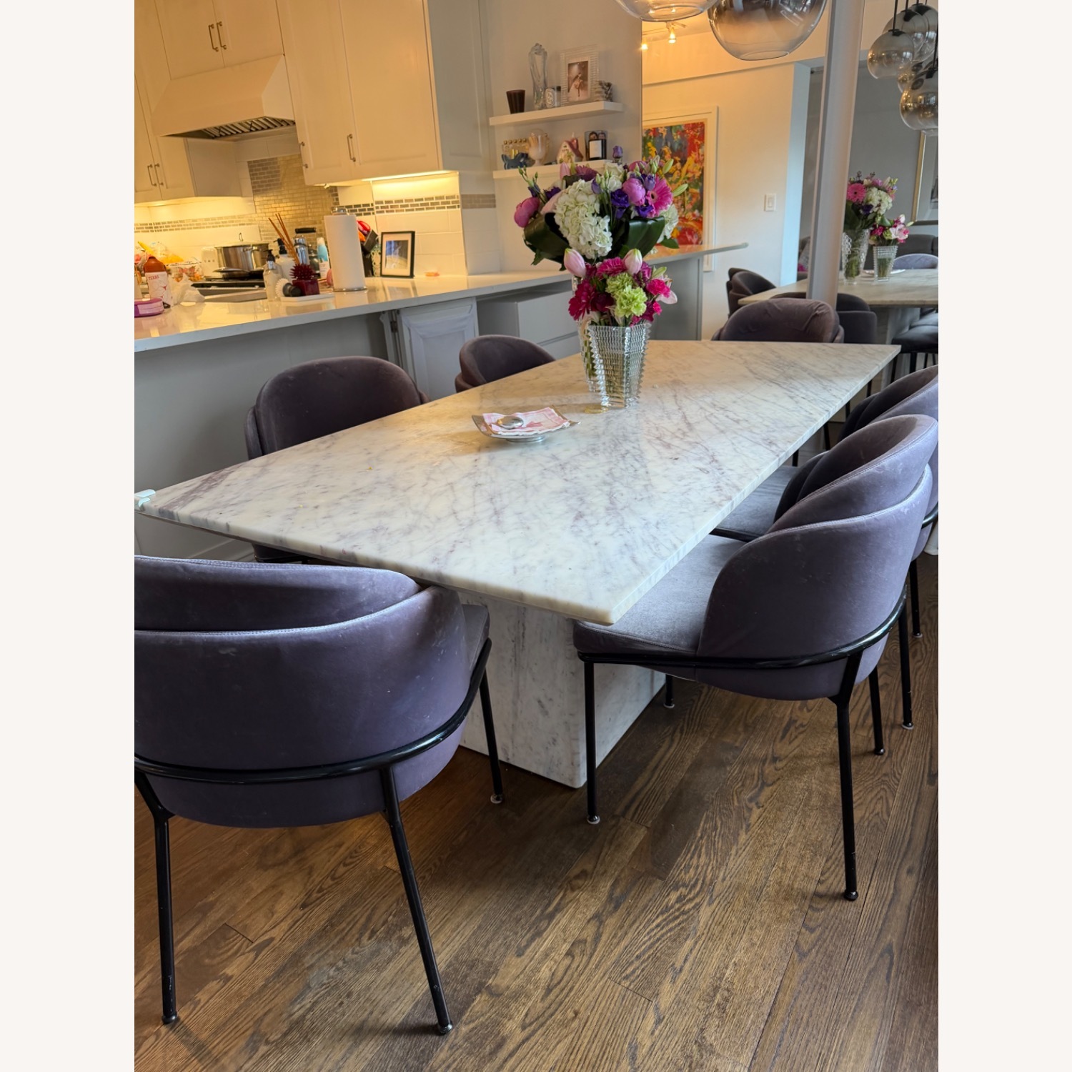 CB2 Verona Marble Table - image-6