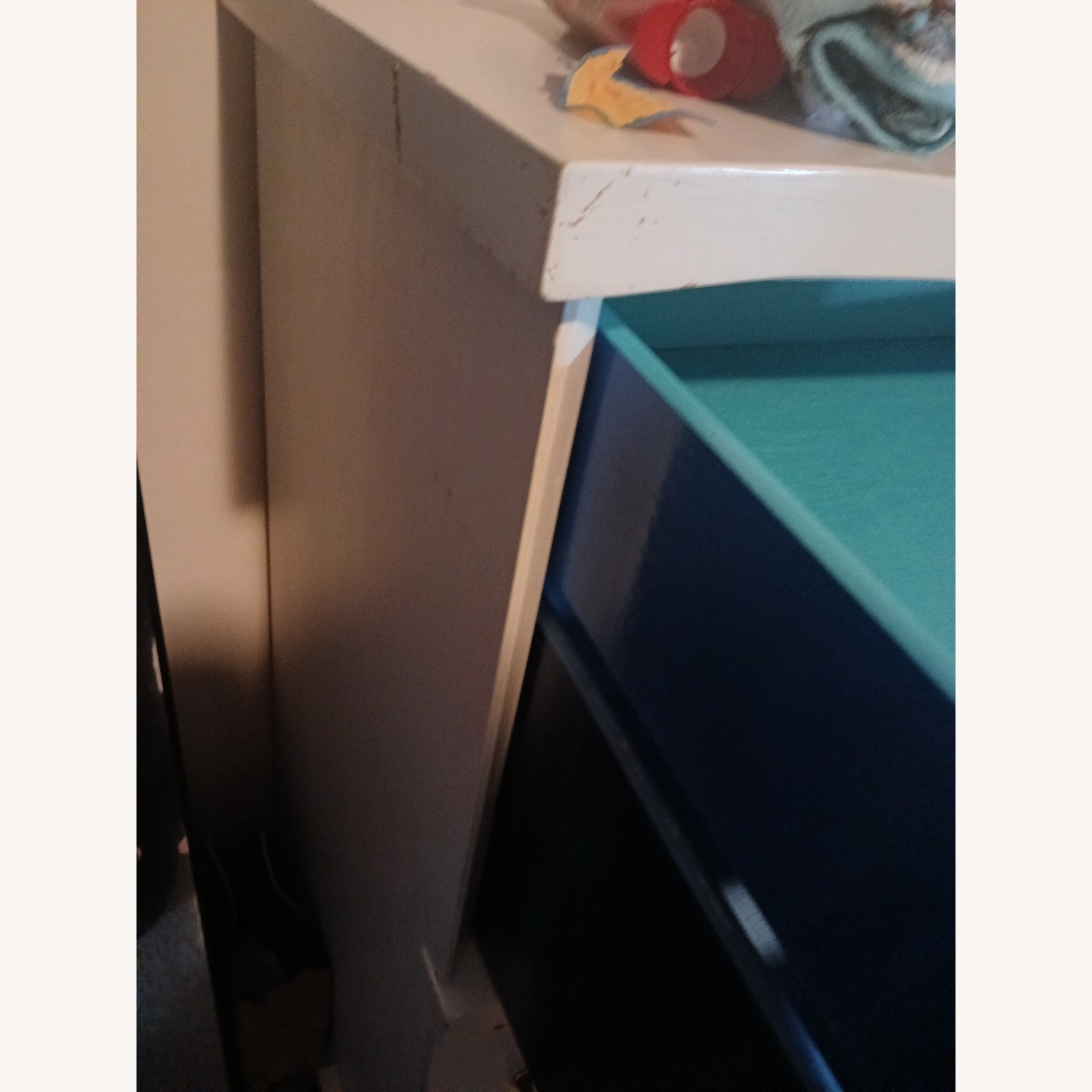 Vintage/Antique  White Wood Dresser - image-2