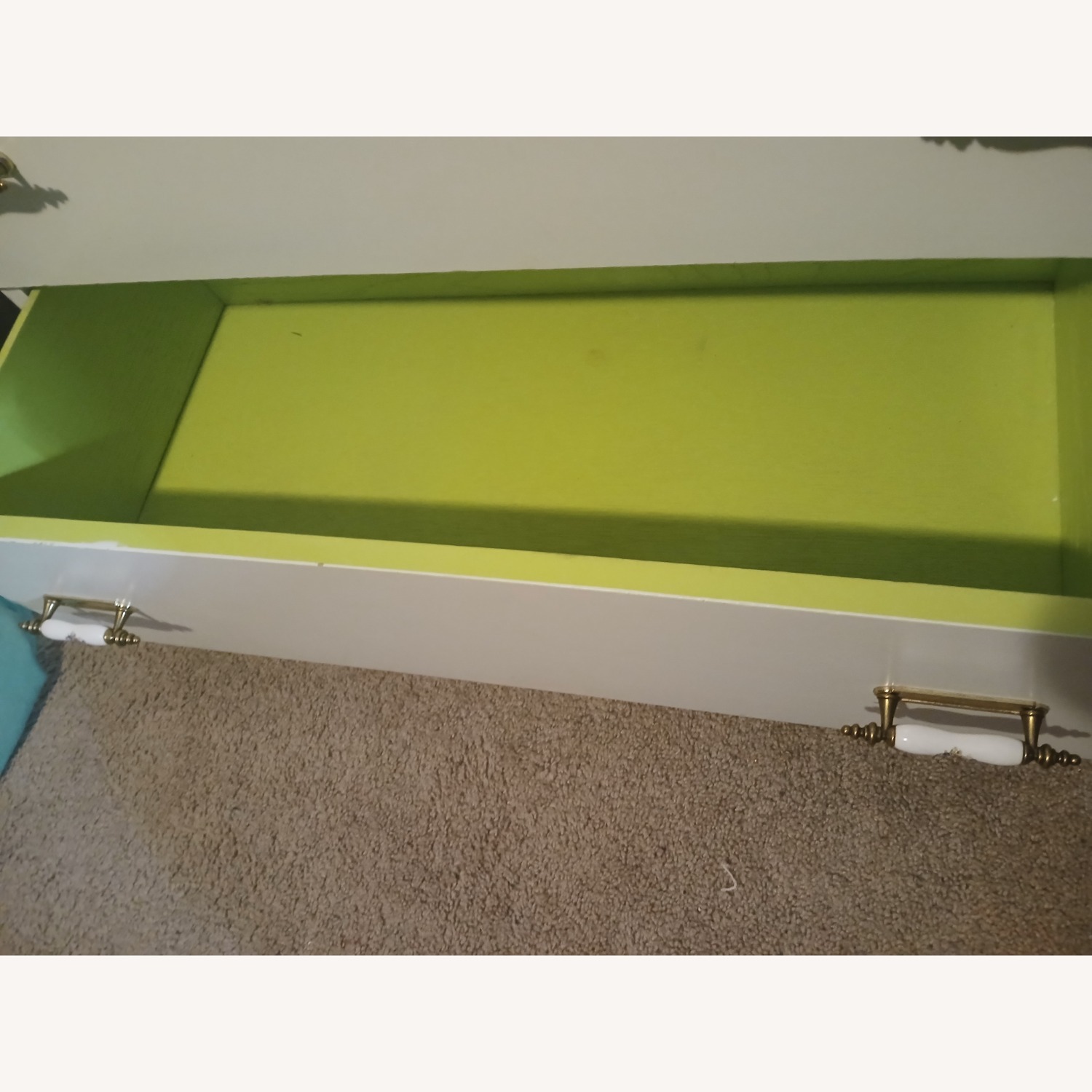 Vintage/Antique  White Wood Dresser - image-7