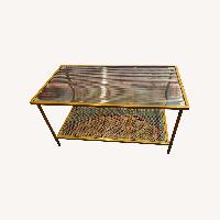 Amazon Transparent Metal Coffee Table