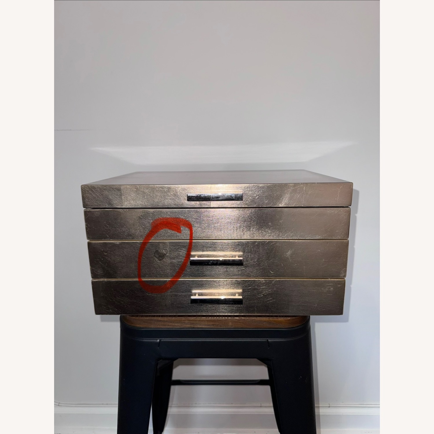 West Elm Gold Lacquer Jewelry Box  - image-3