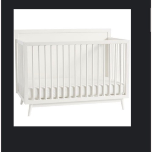 Used West Elm Mid Century Convertible Crib for sale on AptDeco