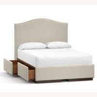 Pottery Barn Queen Drawer Storage Bed