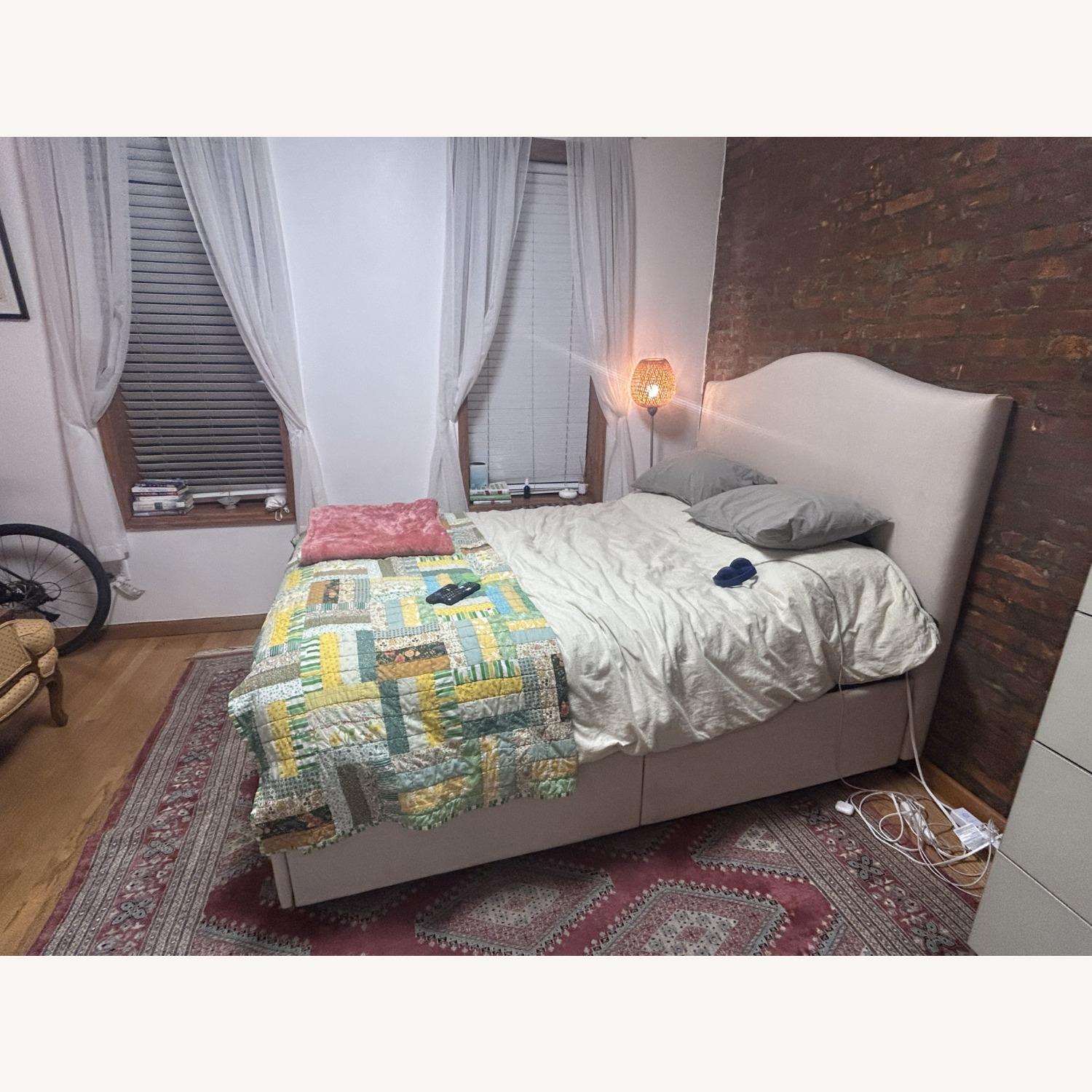 Pottery Barn Queen Drawer Storage Bed - image-2