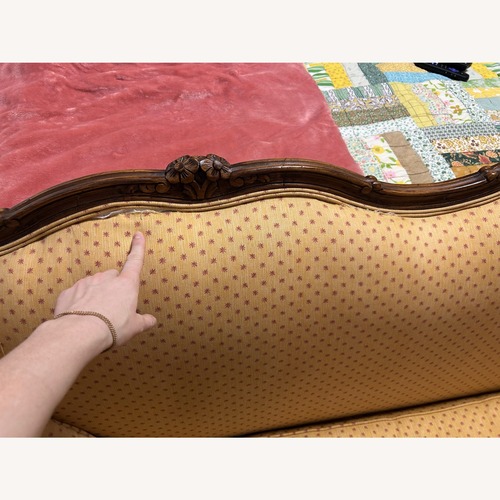 Used Ethan Allen Louis XV Style Loveseat for sale on AptDeco