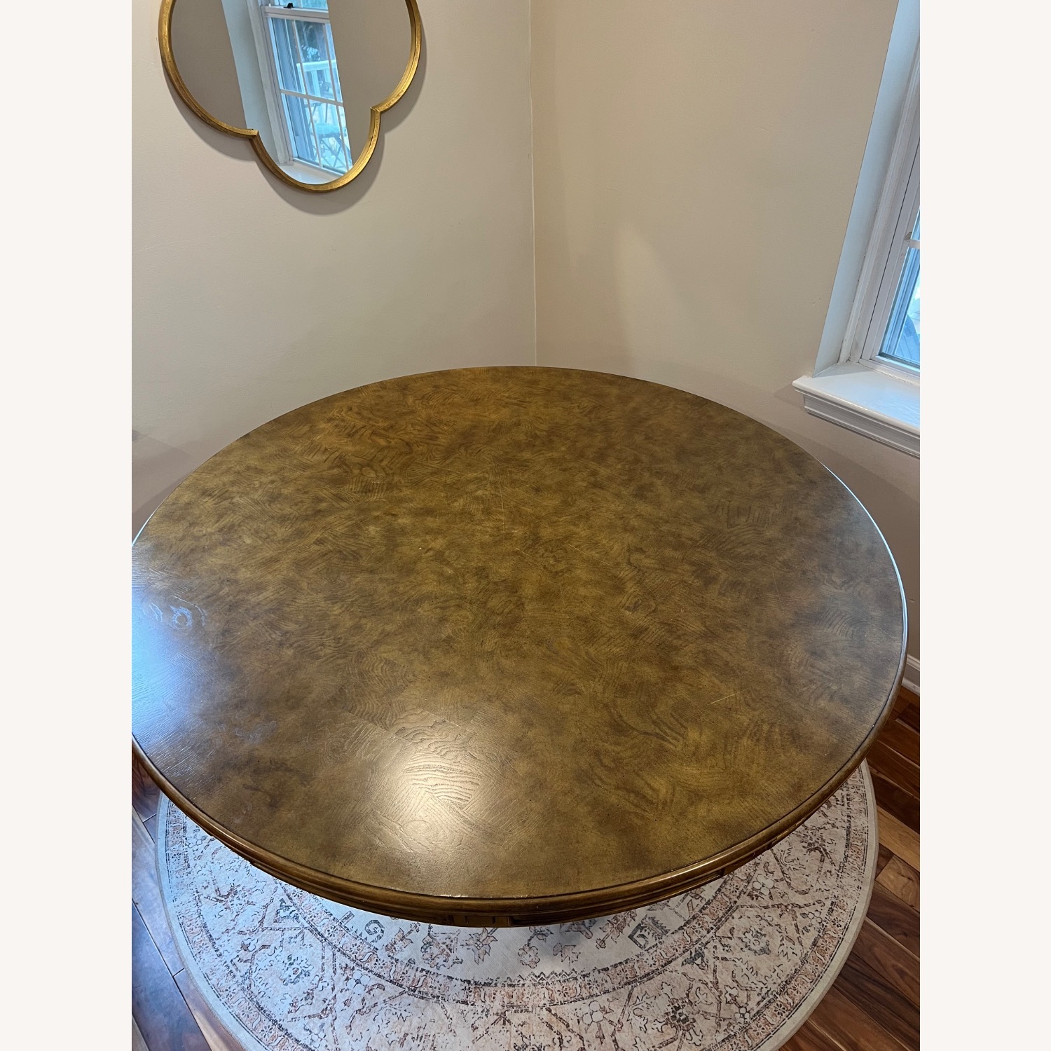 Vintage/Antique Light Brown Dining Table - image-2