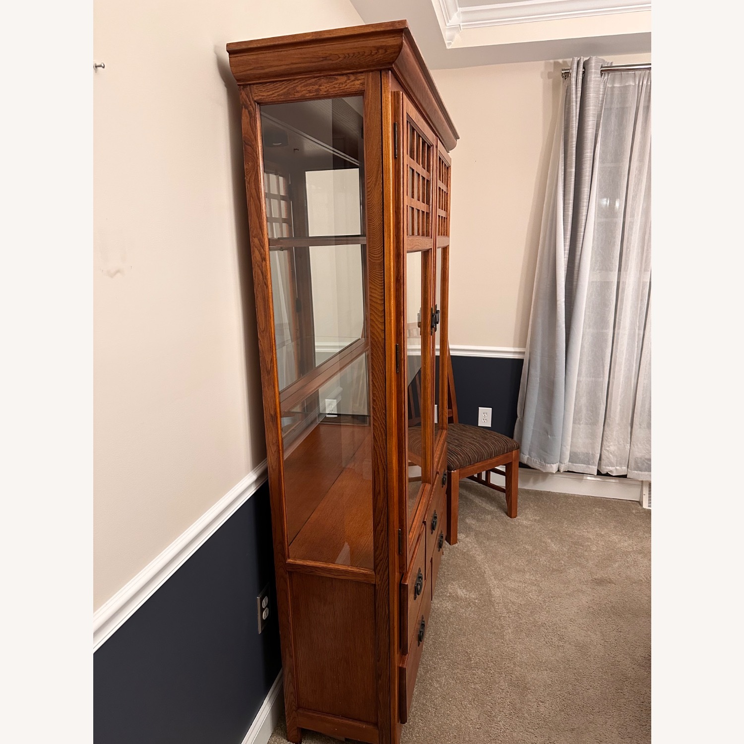 Dark Brown Wood Dining Sets - image-5