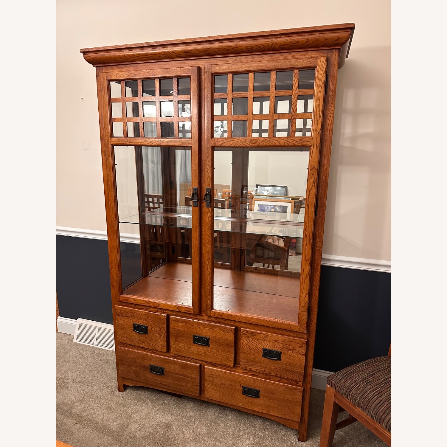 Dark Brown Wood Dining Sets - image-4