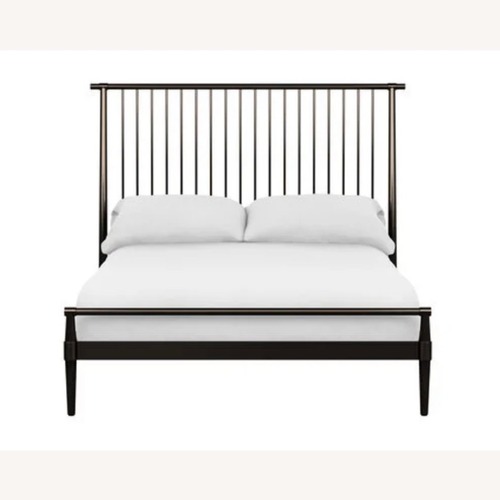Used Ethan Allen Emmett Metal Bed- King  for sale on AptDeco