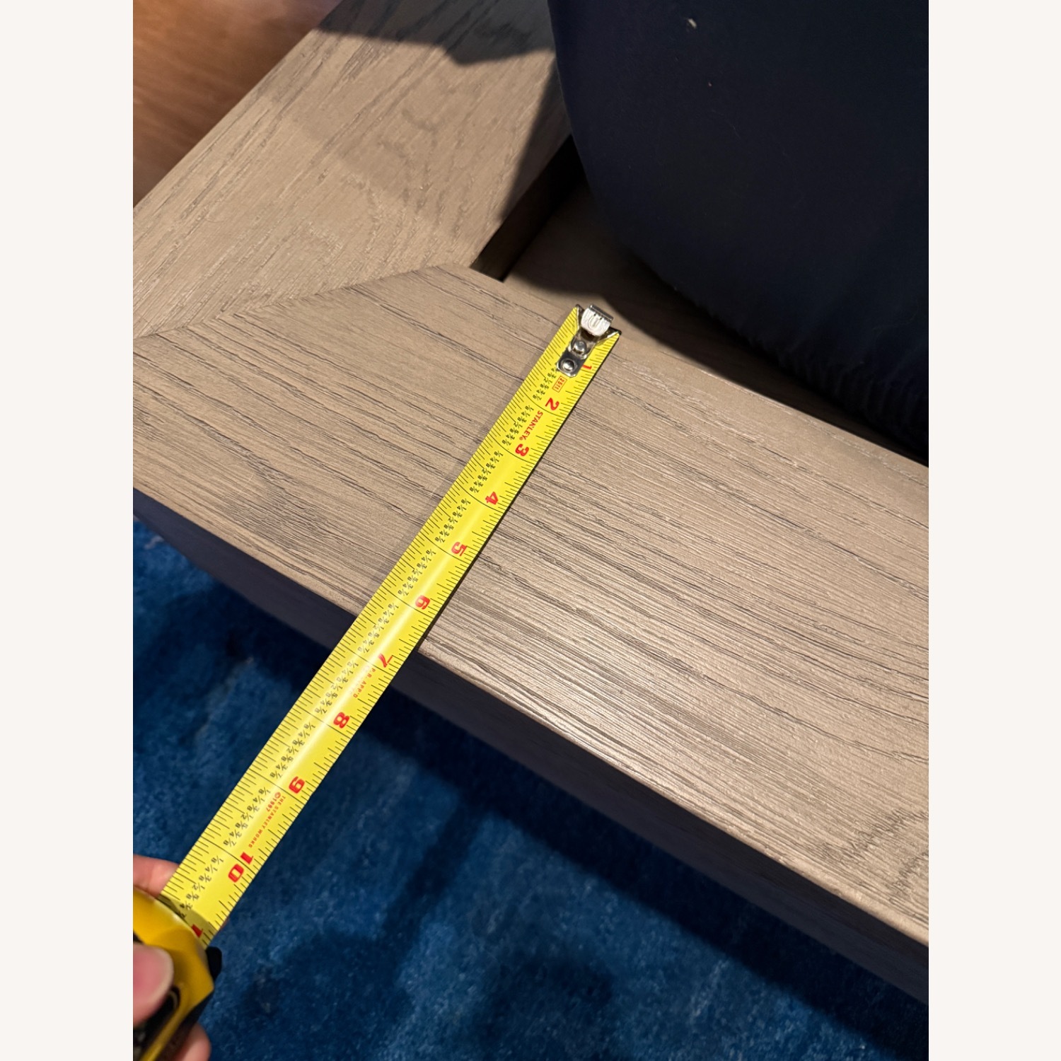 Restoration Hardware Gray Oak King Bed - image-4