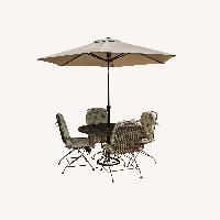 10-Piece Wrought Iron Patio Furniture Set