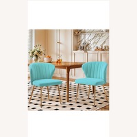 LOVSPATIO Velvet Dining Chairs Set of 4