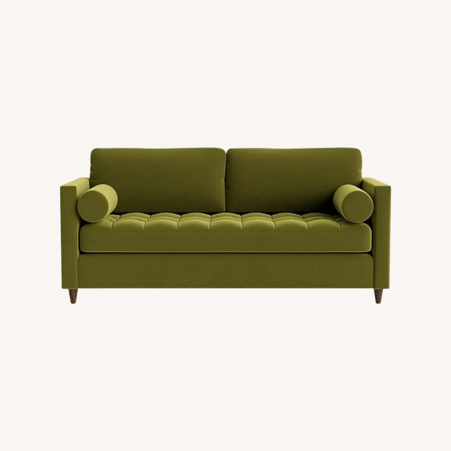 Joybird Briar Green Fabric Sleeper Sofa - image-0