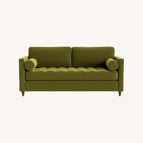 Used Joybird Briar Green Fabric Sleeper Sofa for sale on AptDeco