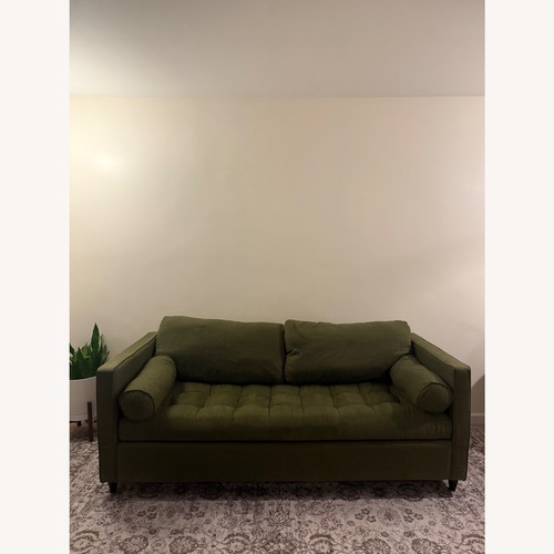 Used Joybird Briar Green Fabric Sleeper Sofa for sale on AptDeco