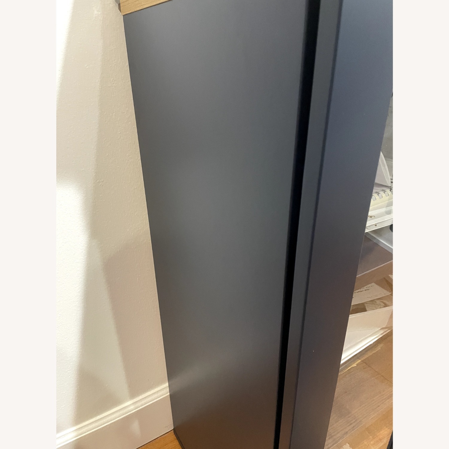 IKEA SKRUVBY Cabinet With Glass Doors - image-4