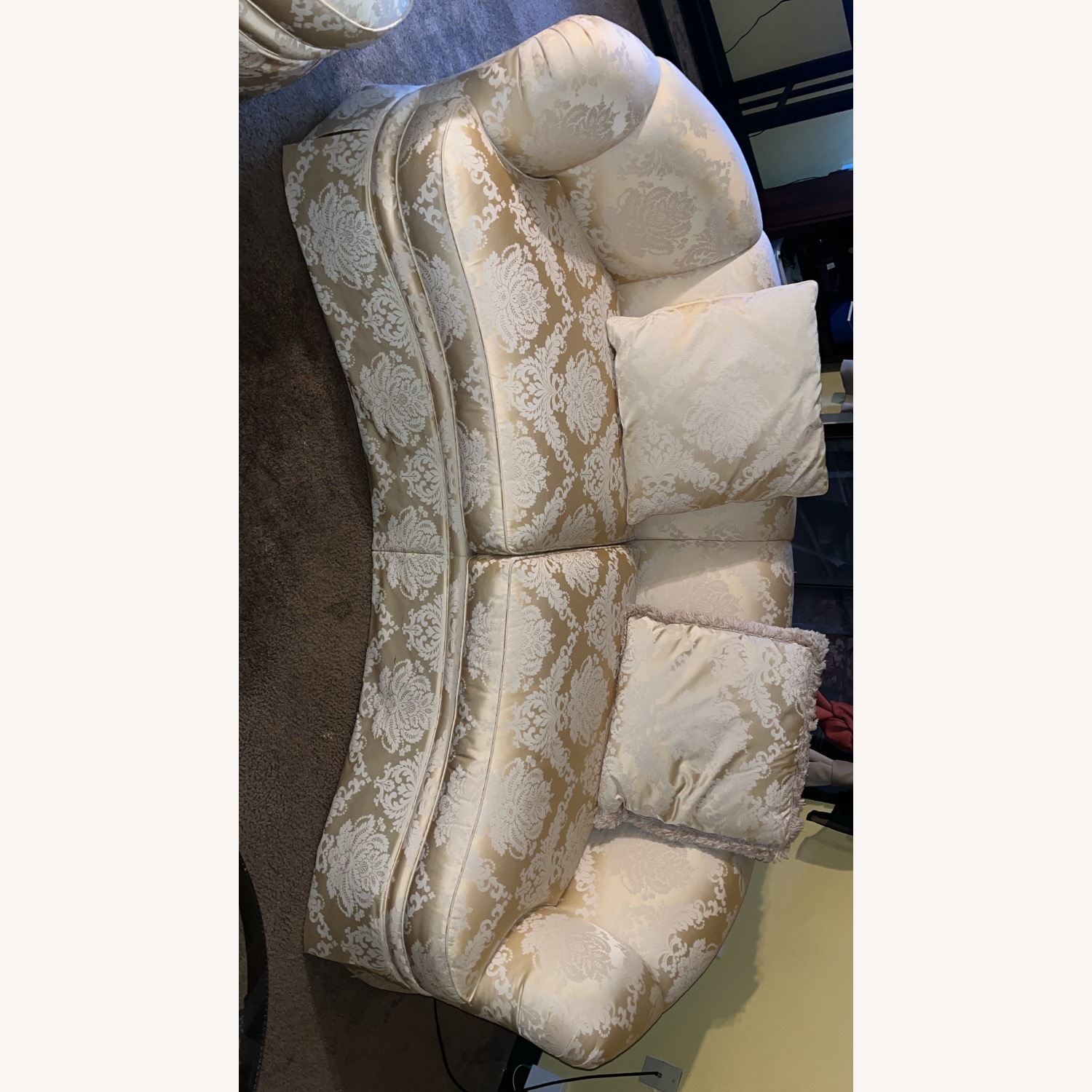 Stickley Brothers Furniture Fabric 3+ Seater Sofa - image-2