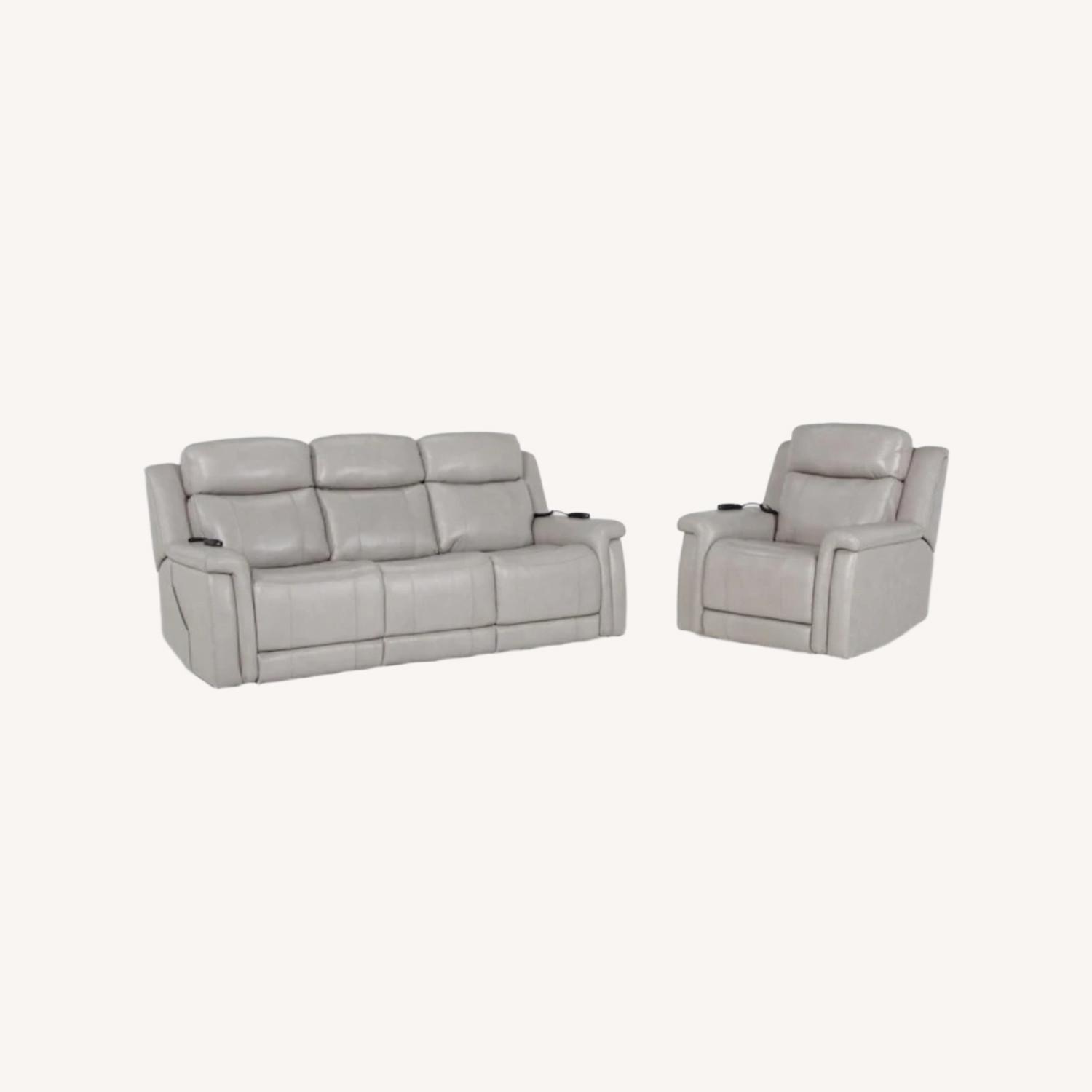 Living Spaces Serena II 3+ Seater Recliner Sofa - image-0