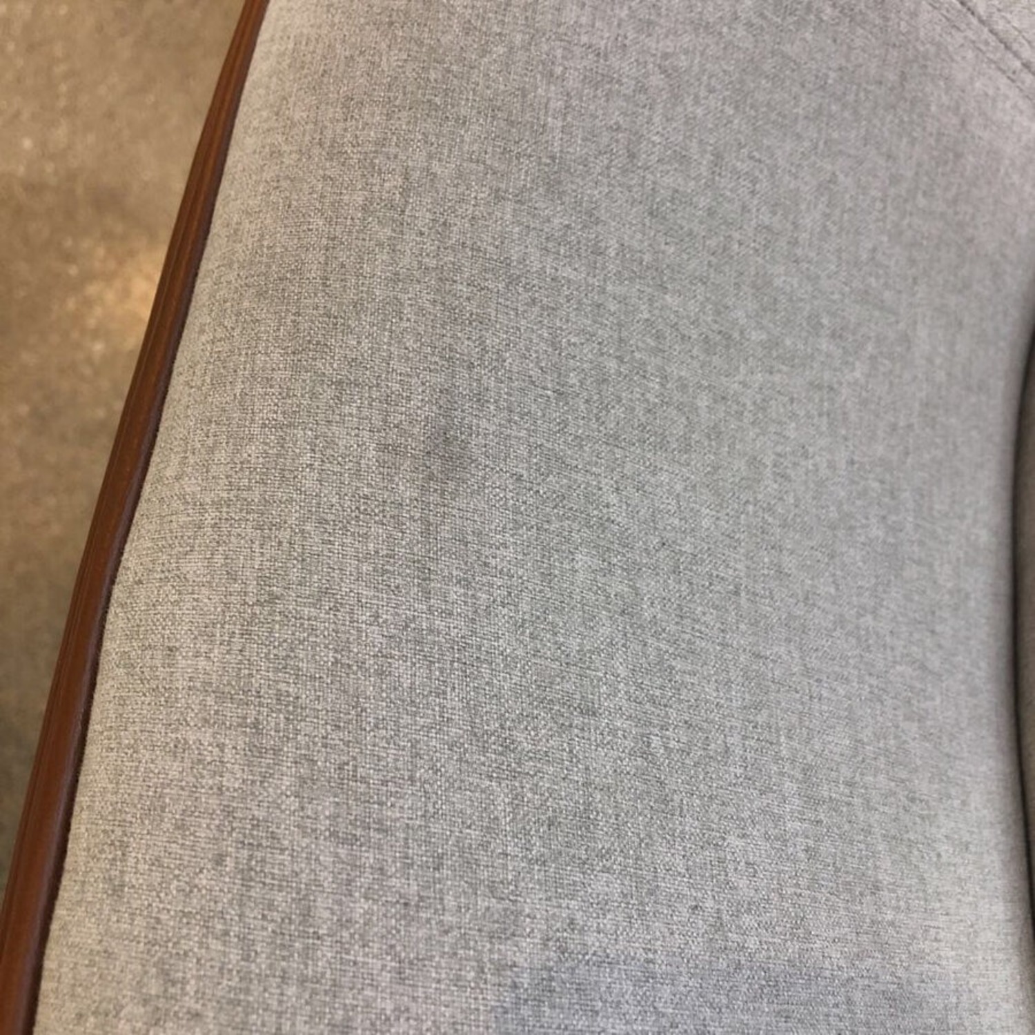 MCM Style Leather Trimmed Reese Accent Chair - image-9