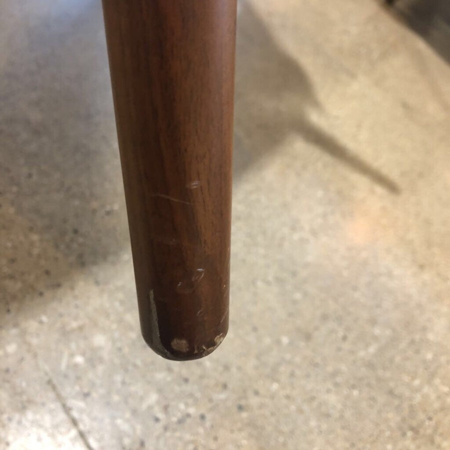 MCM Style Leather Trimmed Reese Accent Chair - image-10