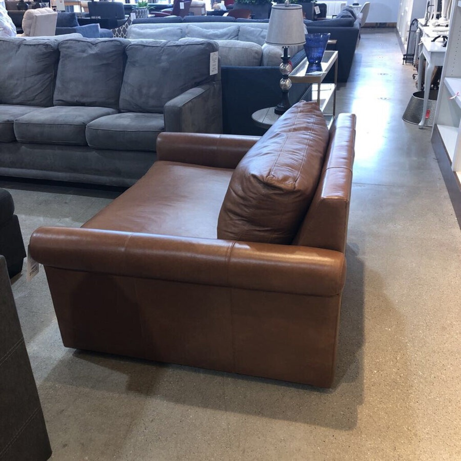 Arhaus Leather Kipton Chair & A Half - image-2