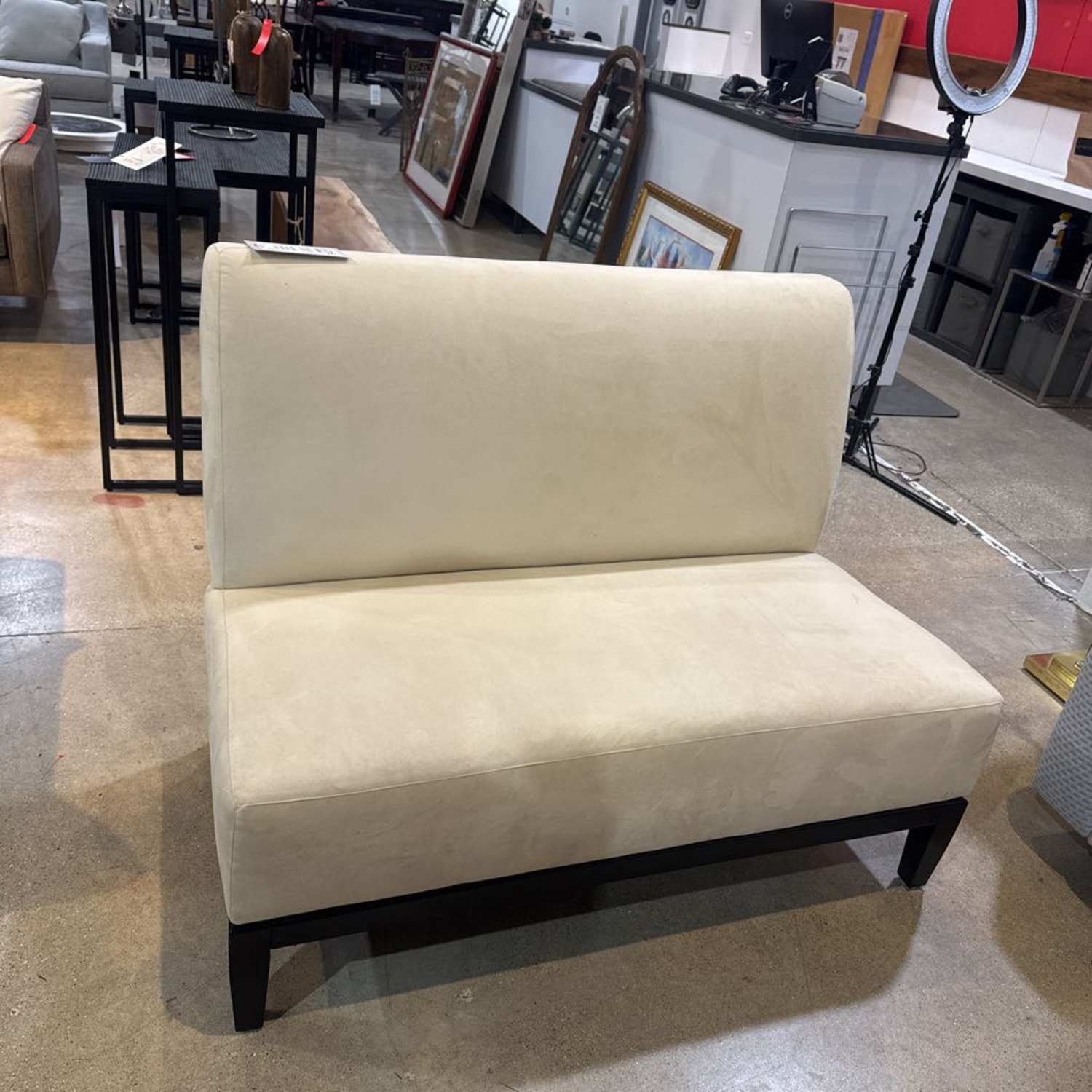 Vanguard Furniture Upholstered High Back Bench - image-1