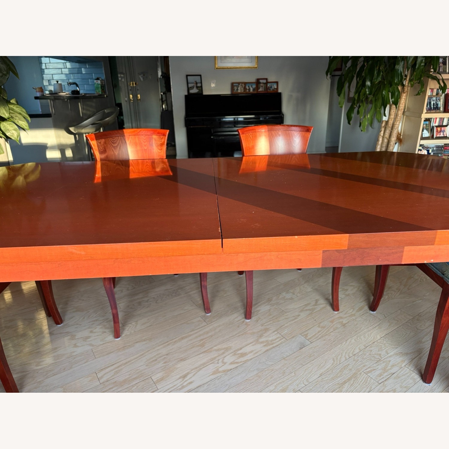 Taylor Made Custom Extendable Dining Table Set with 8 Chairs - image-6