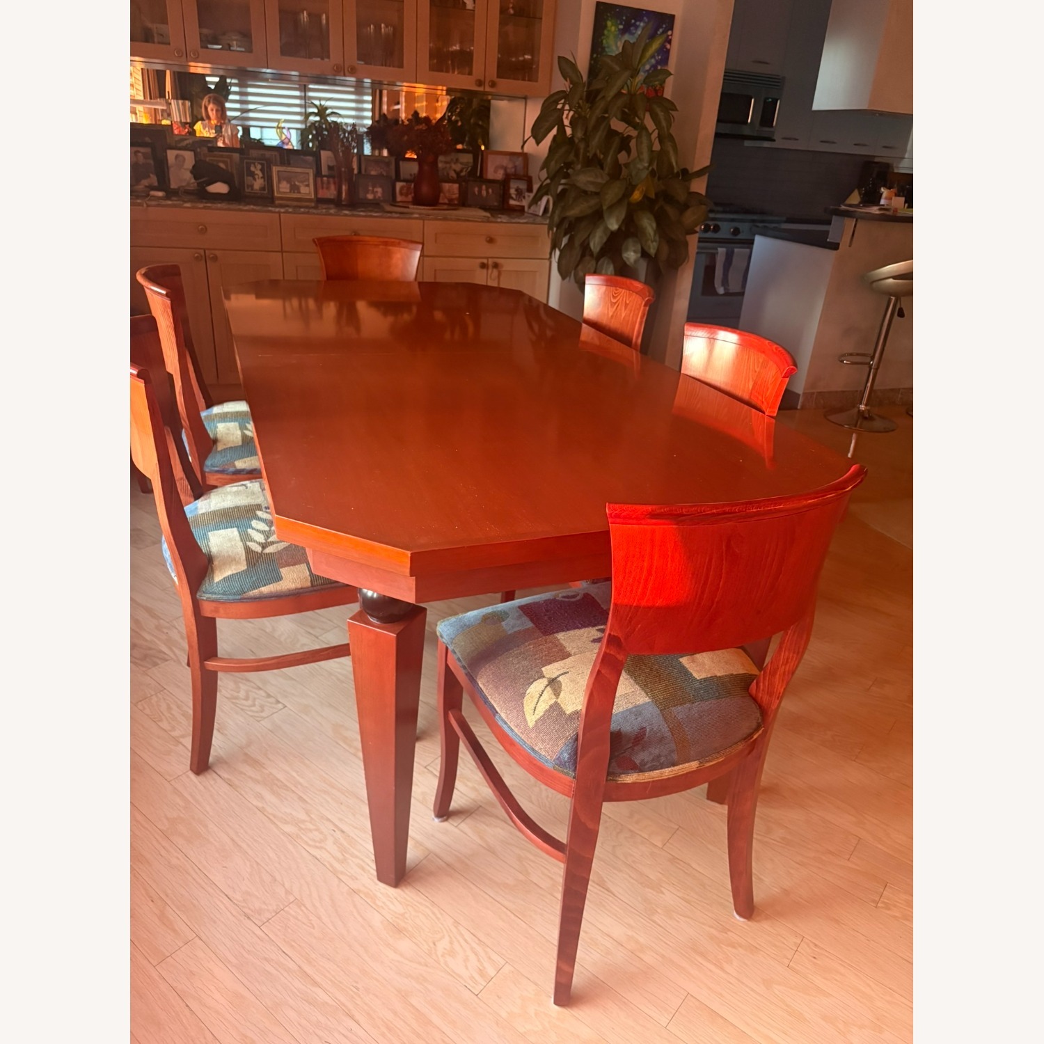 Taylor Made Custom Extendable Dining Table Set with 8 Chairs - image-1