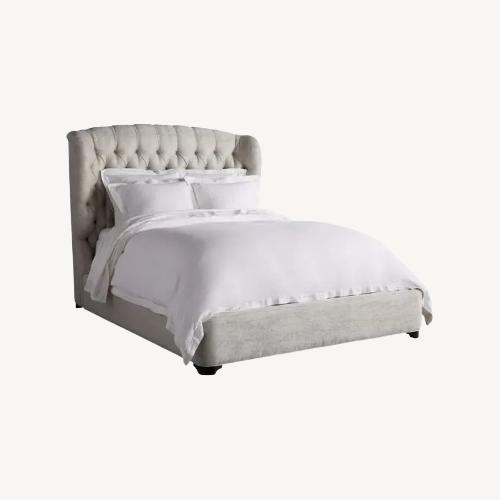 Used Arhaus Mariah Upholstered Fabric Headboard for sale on AptDeco
