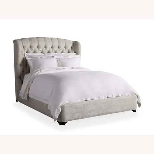 Used Arhaus Mariah Upholstered Fabric Headboard for sale on AptDeco