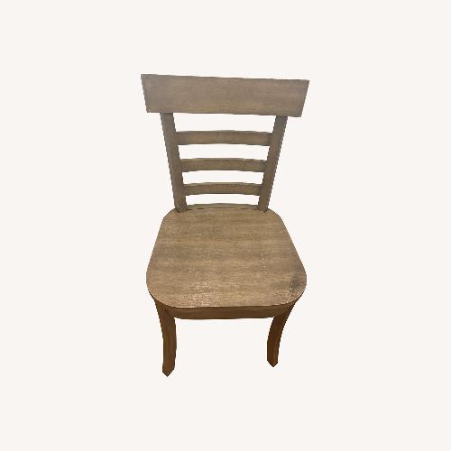 Used Williams Sonoma Liam Light Gray Dining Chairs for sale on AptDeco