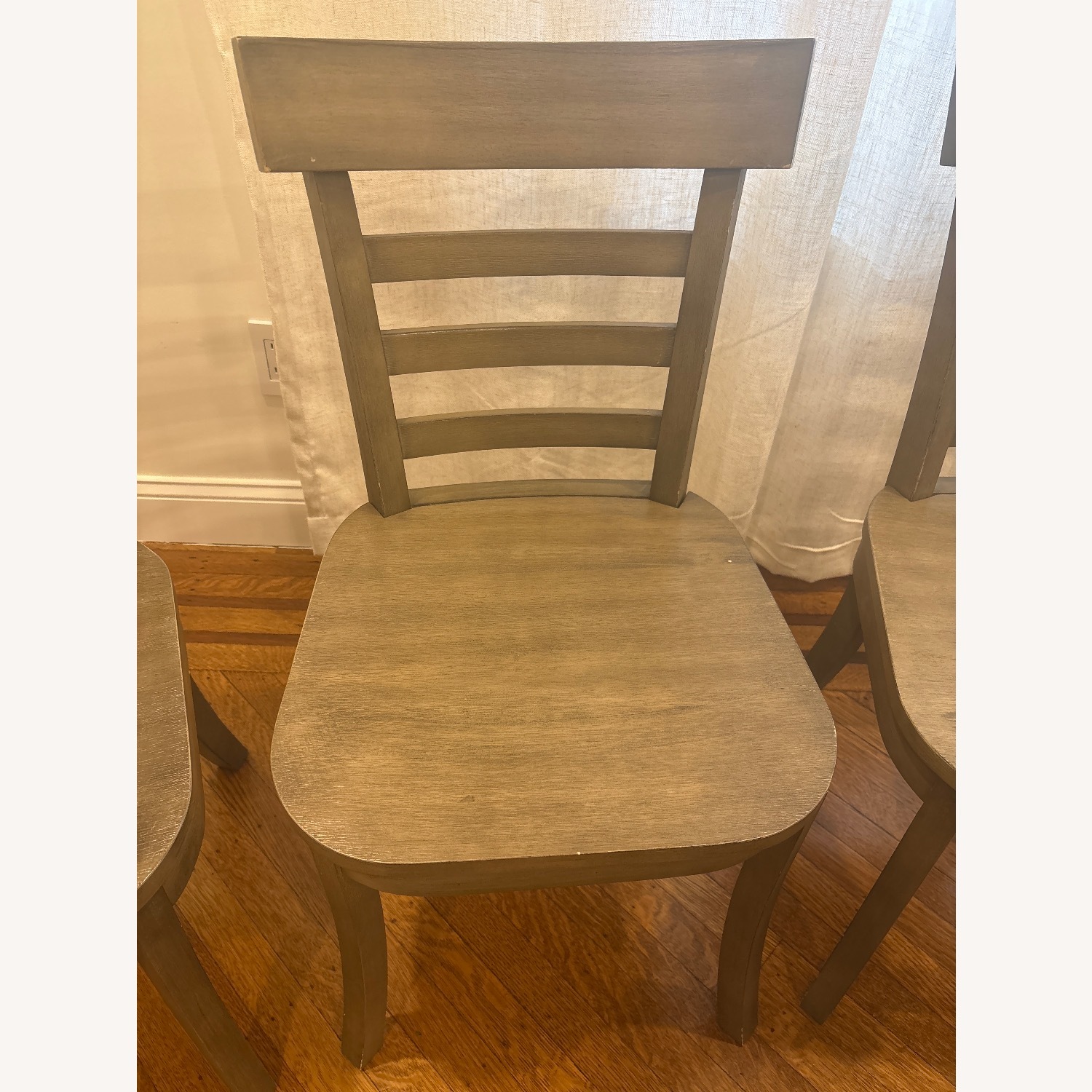 Williams Sonoma Liam Light Gray Dining Chairs - image-3